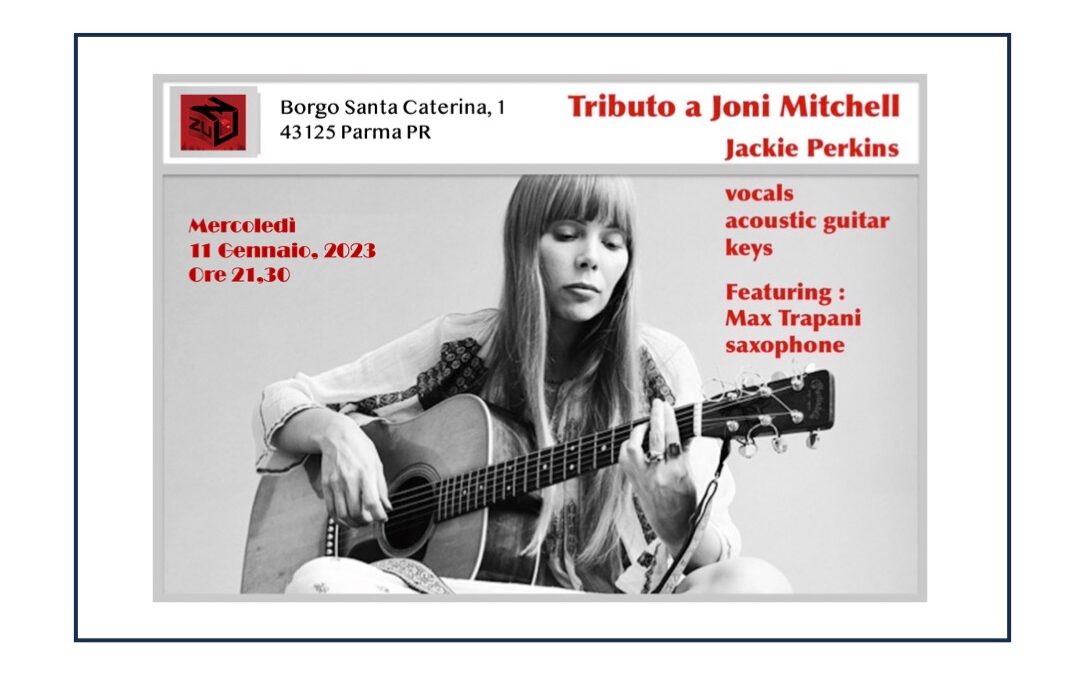Kicking off the year with another Joni Mitchell Tribute concert!